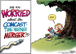 COMCAST MERGER  by Nate Beeler