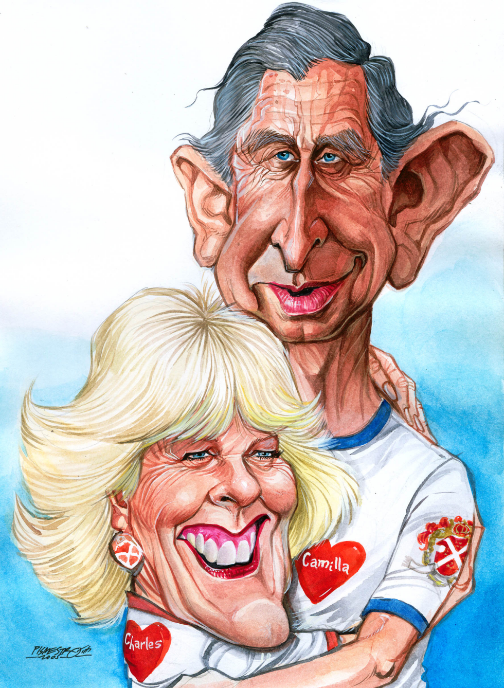  CHARLES AND CAMILLA by Petar Pismestrovic