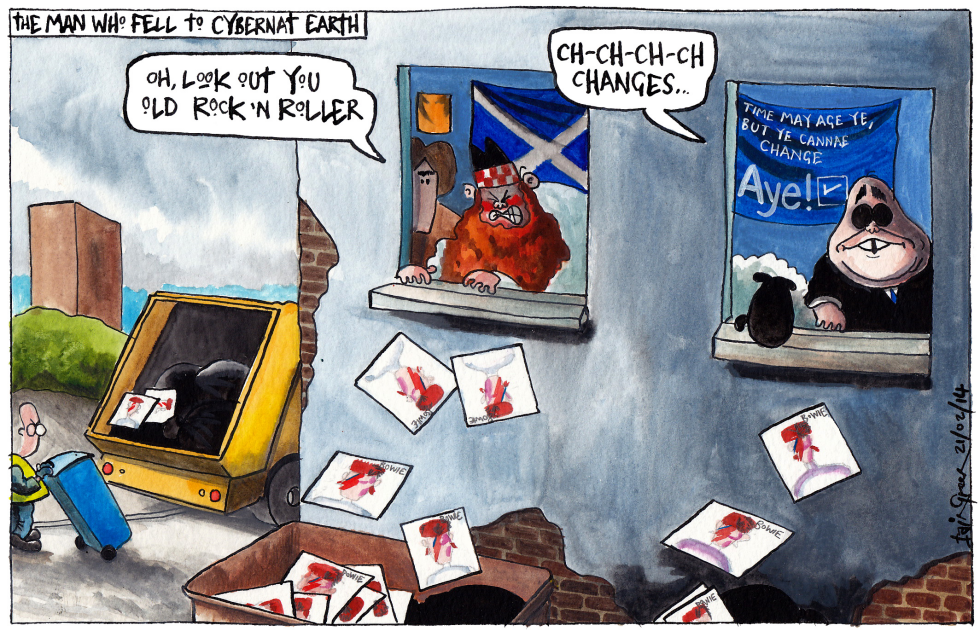 DAVID BOWIES SCOTLAND PLEA