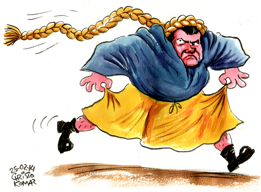 Ukraine's Yanukovich on the run