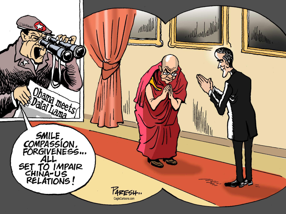 Obama and Dalai Lama