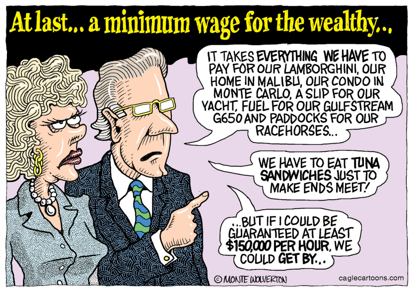 Minimum Wage for the Wealthy COLOR