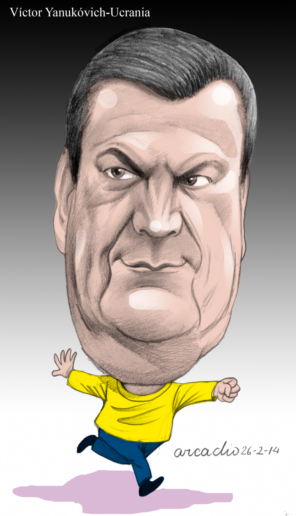  VíCTOR YANUKóVICH- UCRANIA by Arcadio Esquivel