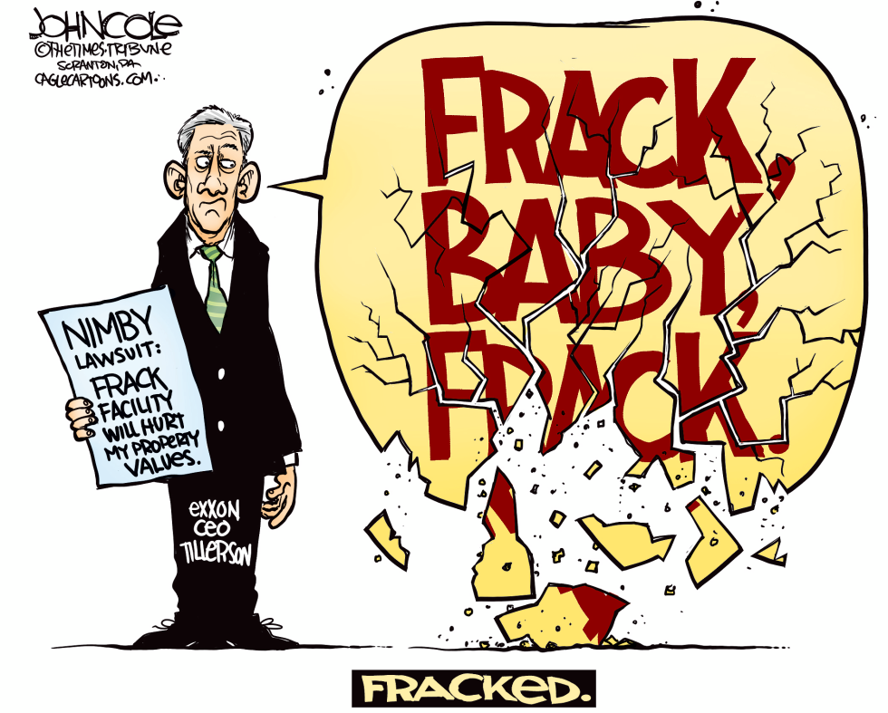  EXXON CEO AND FRACKING by John Cole