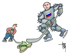 KRIM AND PUTIN by Arend Van Dam