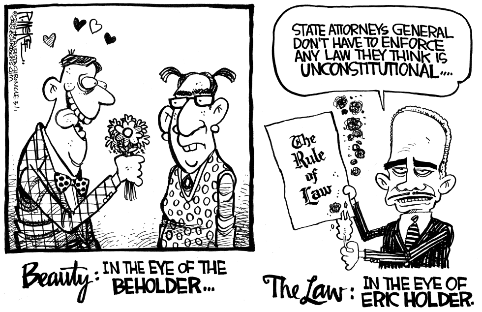 Eye of Eric Holder