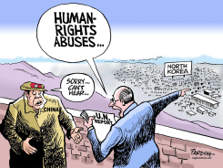 CHINA AND KOREAN ABUSES  by Paresh Nath