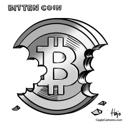 BITTEN COIN by Hajo de Reijger