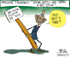 OBAMA'S BIG STICK  by Gary McCoy