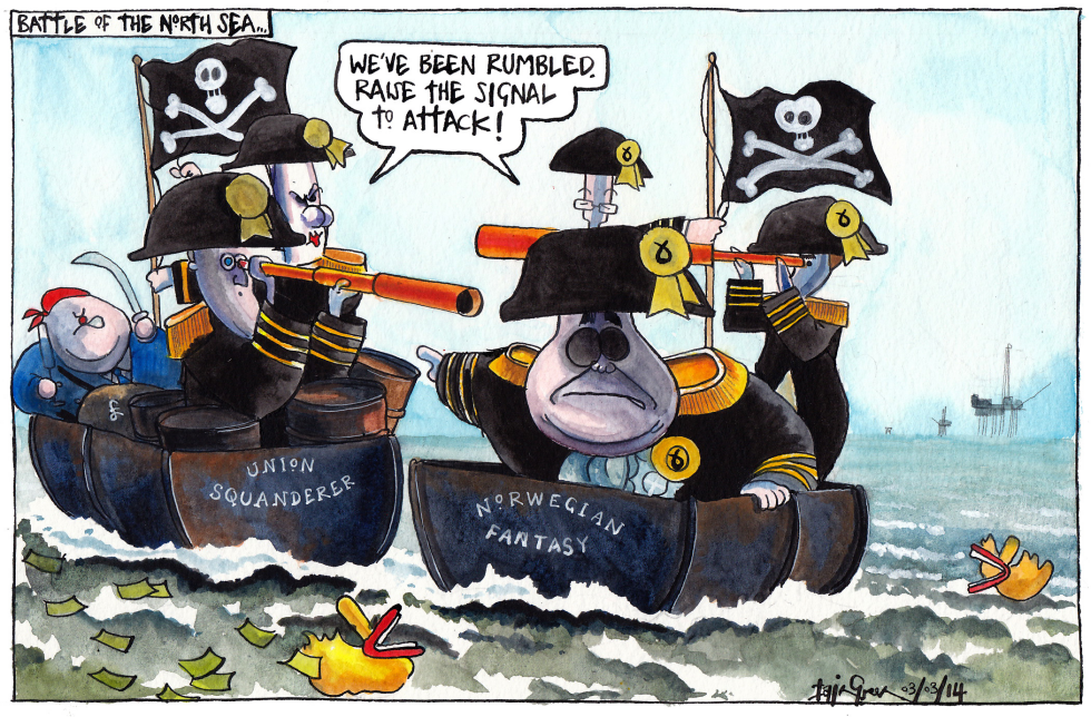 SCOTTISH NORTH SEA GAS AND OIL DISPUTE