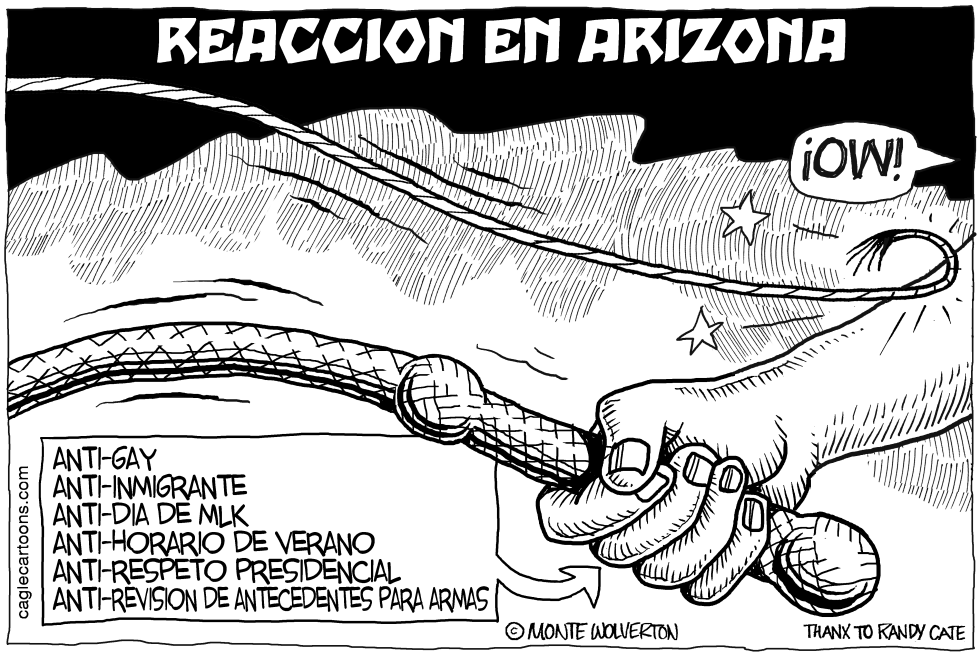 Reaccion en Arizona