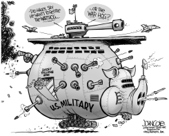 THE WAR HOG BW by John Cole