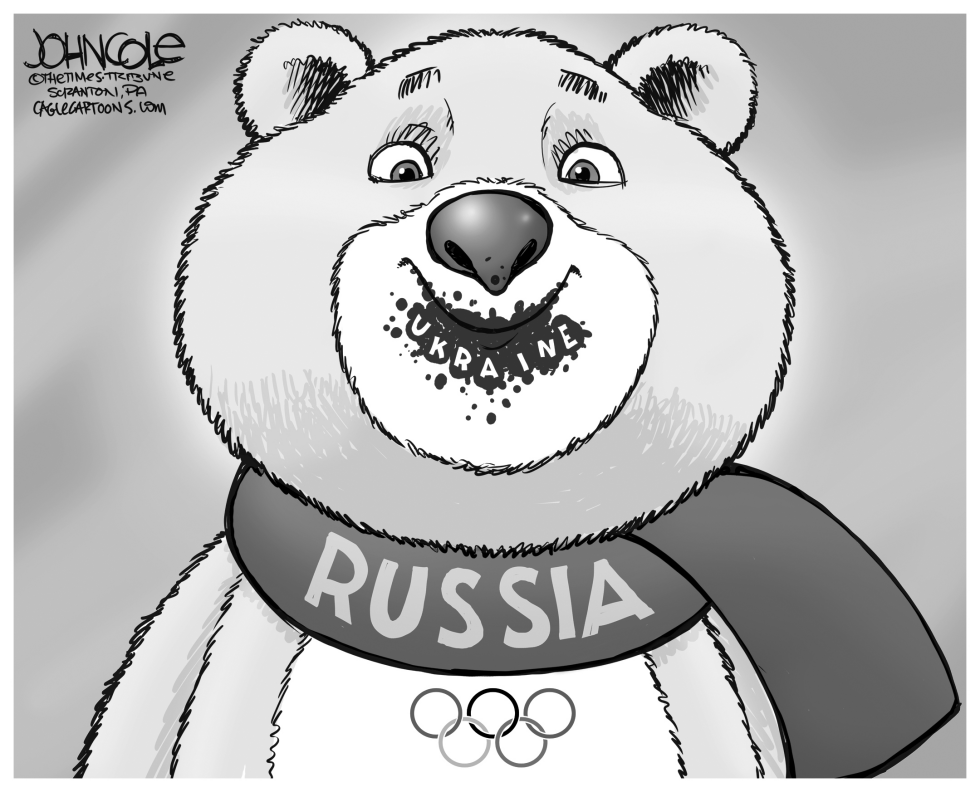 The Russian Bear BW