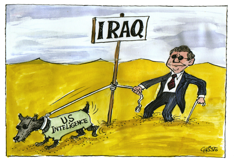 President Bush and U.S. intelligence on Iraq COLOR