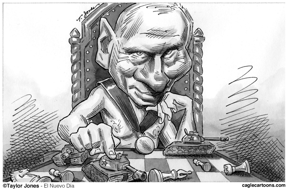  CHESS-MASTER PUTIN by Taylor Jones