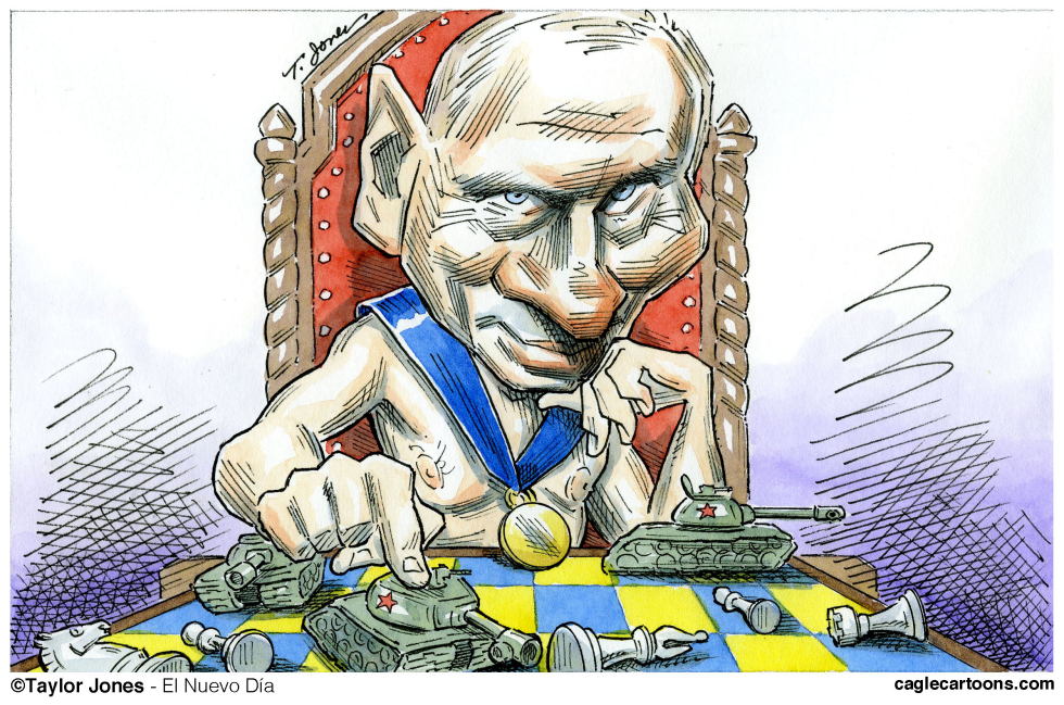  CHESS-MASTER PUTIN  by Taylor Jones