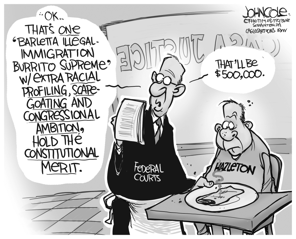 LOCAL PA -- Hazleton illegal immigration law BW
