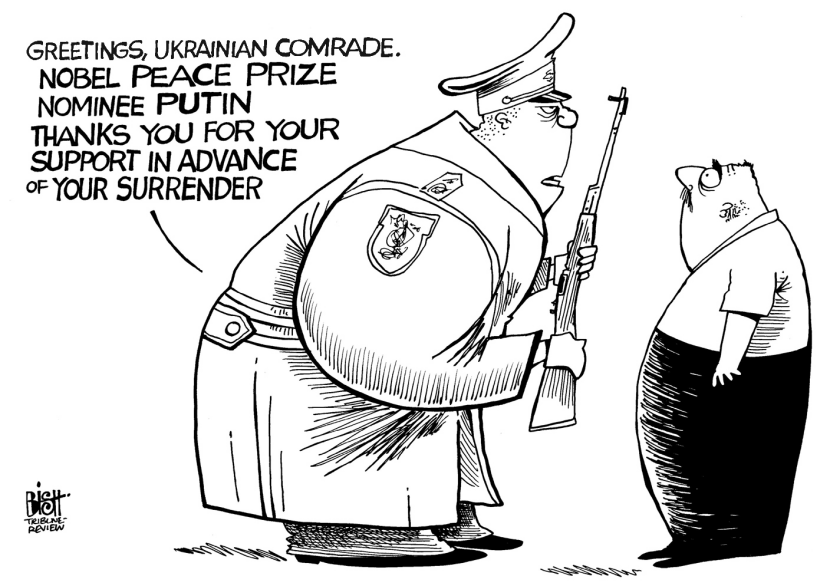 GREETINGS FROM PUTIN, B/W