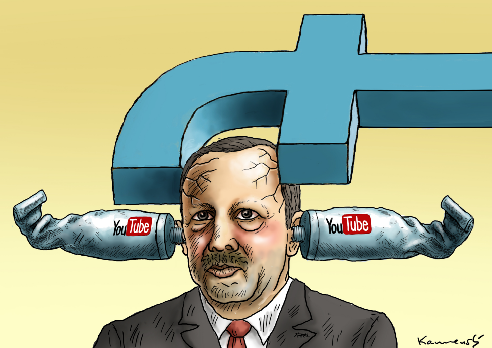 Erdogan Wants to Stop Facebook and YouTube