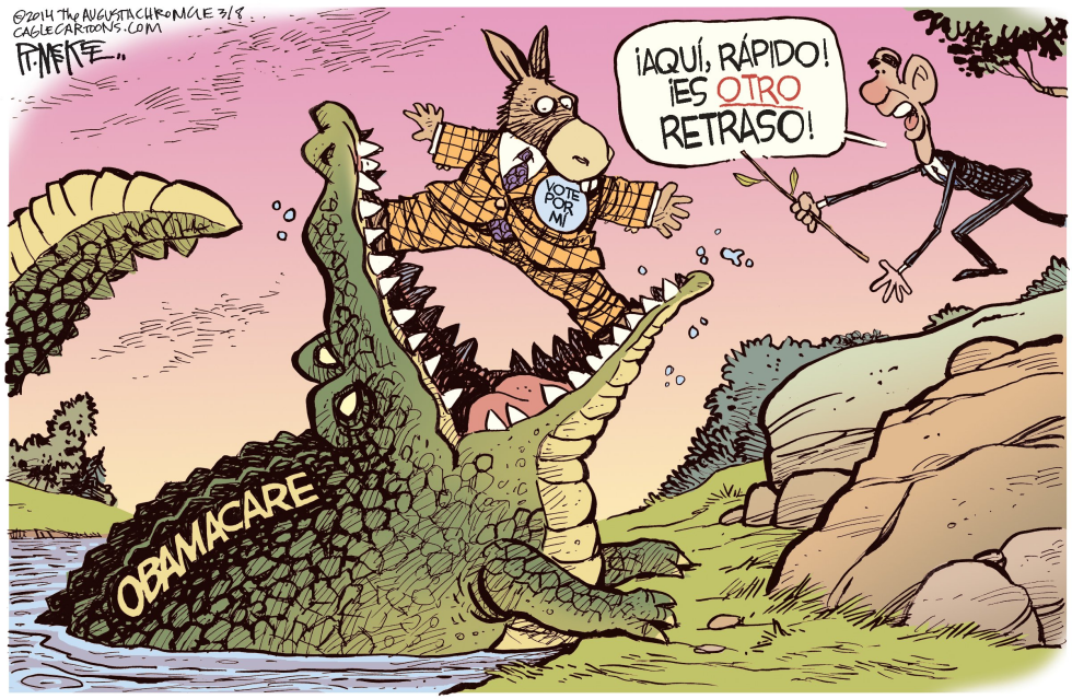 Otro retraso del Obamacare / COLOR