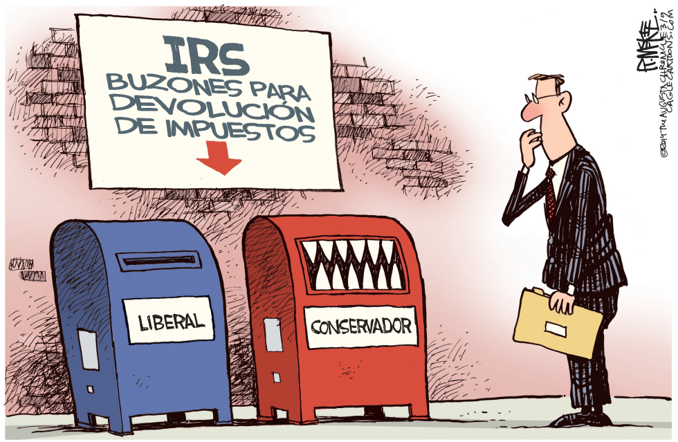  BUZONES DEL IRS  by Rick McKee