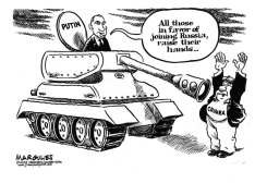 PUTIN AND CRIMEA by Jimmy Margulies