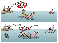 EUROPE SAVING UKRAINE by Arend Van Dam