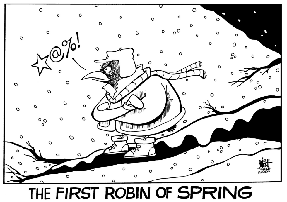 THE ARRIVAL OF SPRING, B/W