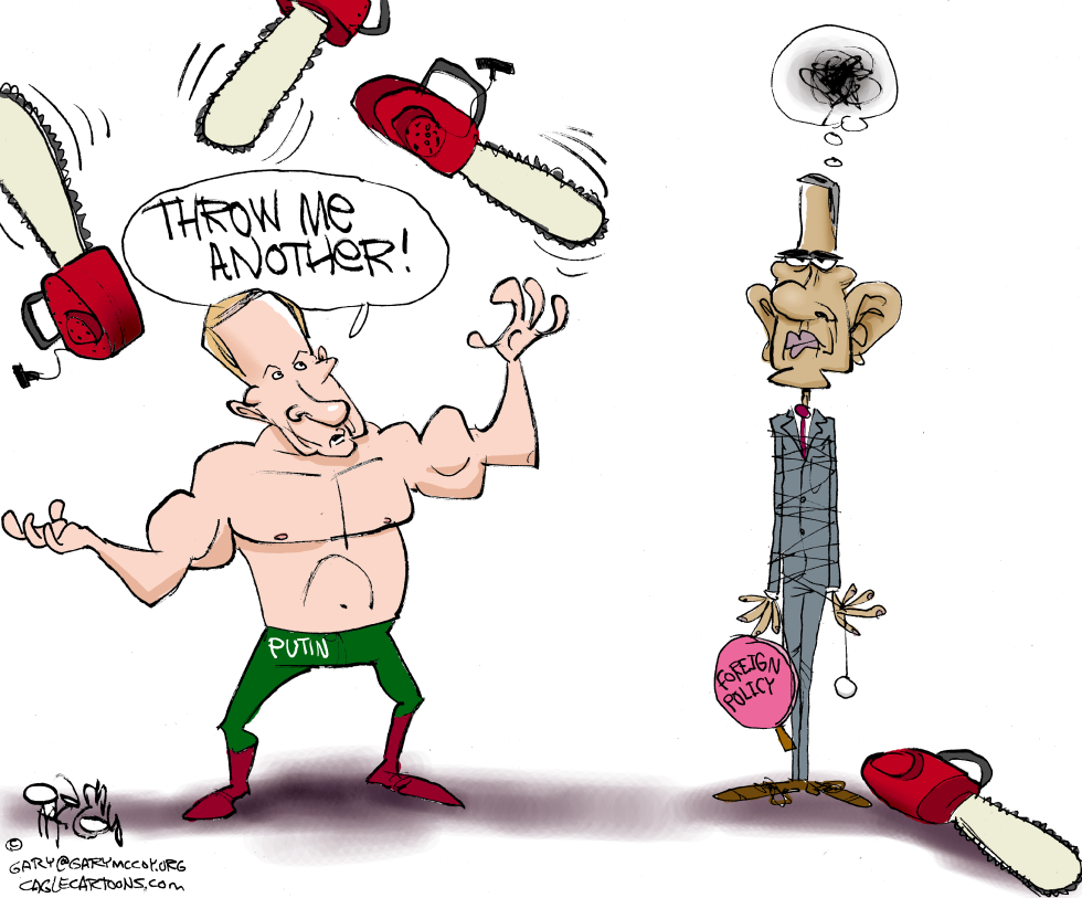 Putin Shows Obama COLOR