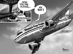 OBAMA’S FREE TRADE by Paresh Nath