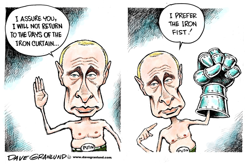 Putin iron fist