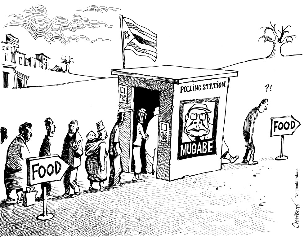  ELECTIONS IN ZIMBABWE by Patrick Chappatte