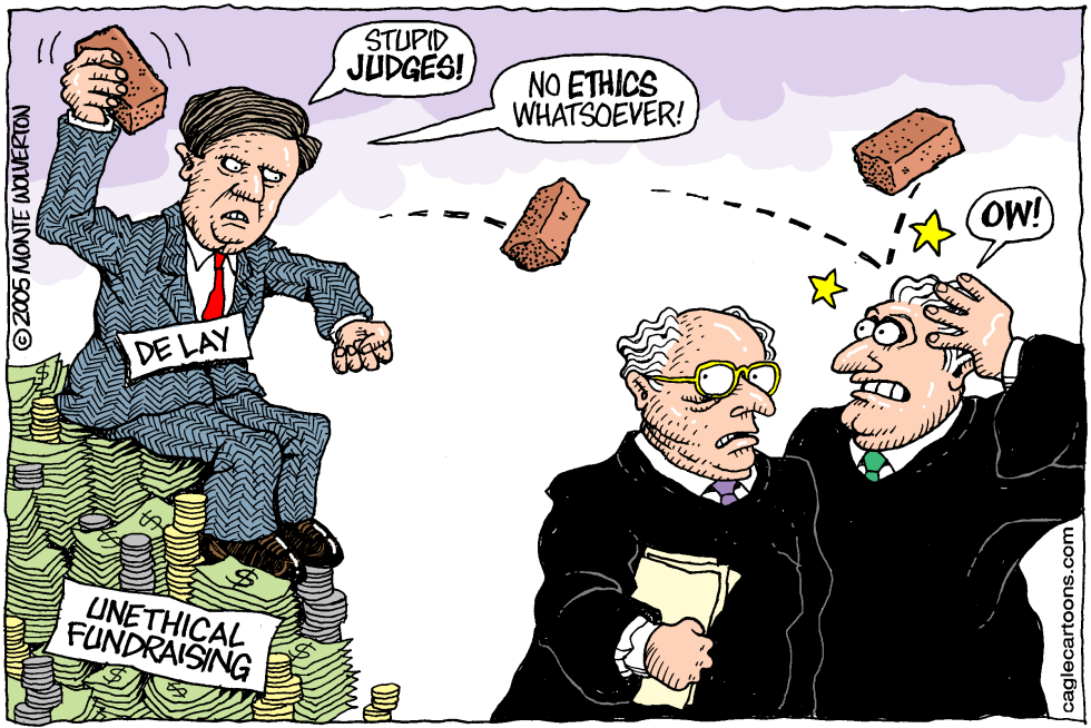 DeLay Judging the Judiciary -- color