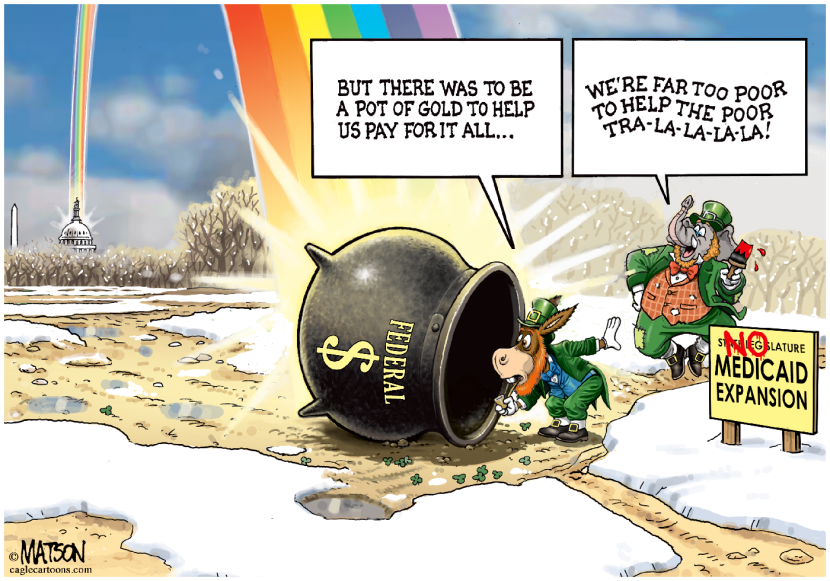 Medicaid Expansion May Be Rejected by State Legislatures-COLOR