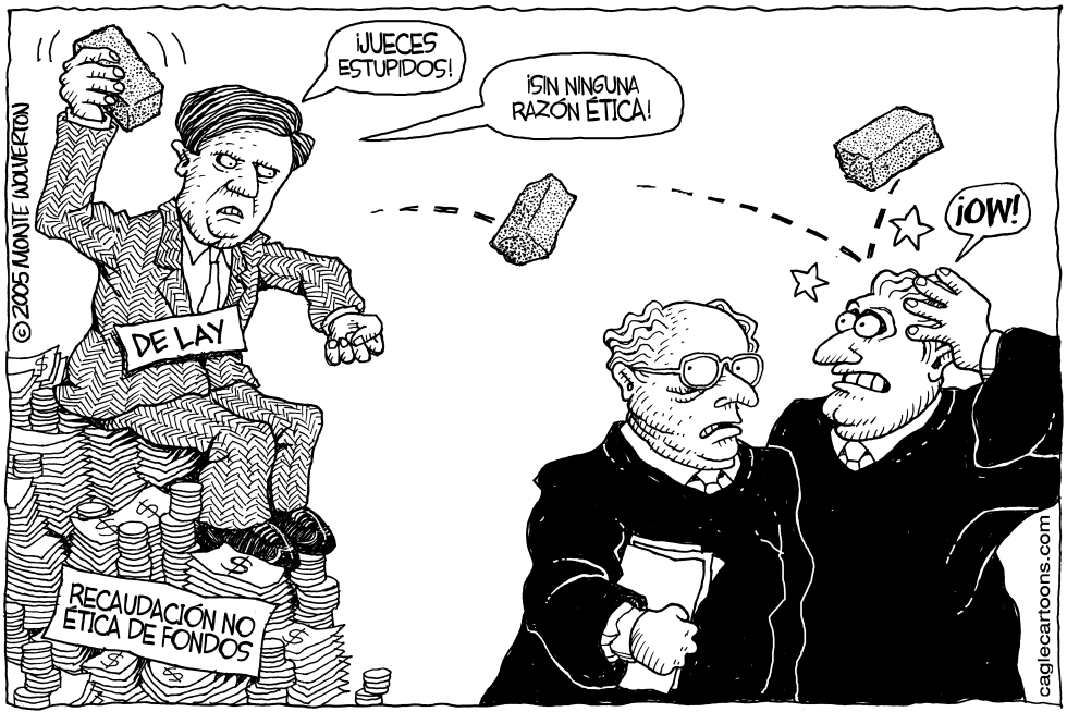 DeLay juzgando a la judicatura