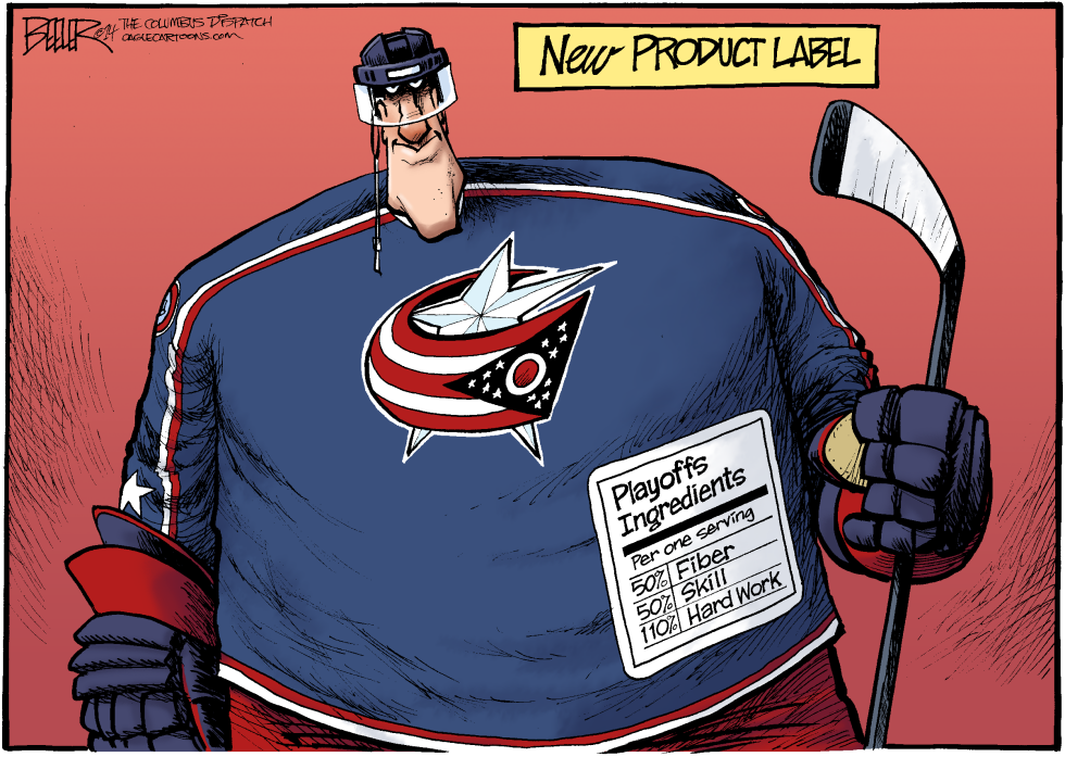  LOCAL OH - BLUE JACKETS INGREDIENTS by Nate Beeler