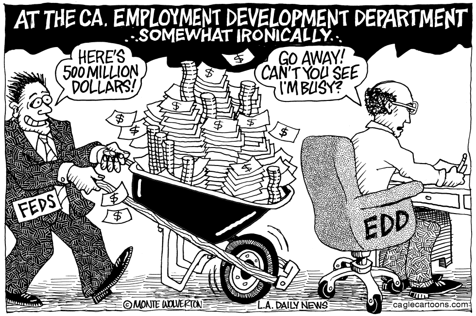 LOCAL-CA CA Unemployment Dept Skips 500mil