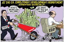 LOCAL-CA CA EMPLOYMENT DEPT SKIPS 500 MIL by Monte Wolverton