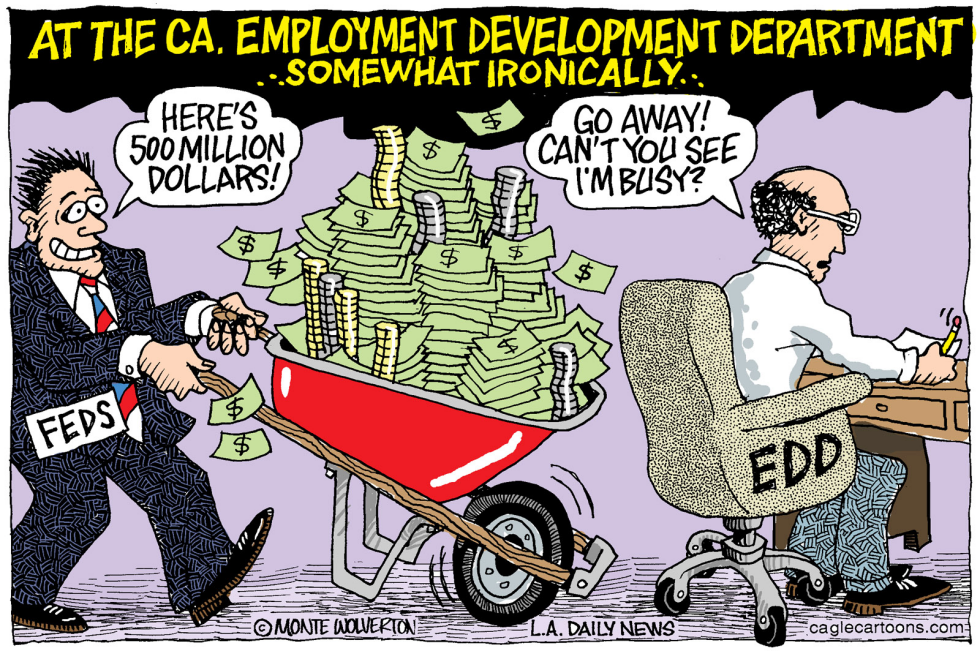 LOCAL-CA Ca Employment Dept Skips 500 mil