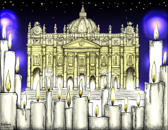 THE POPE IS DEAD by Brian Adcock