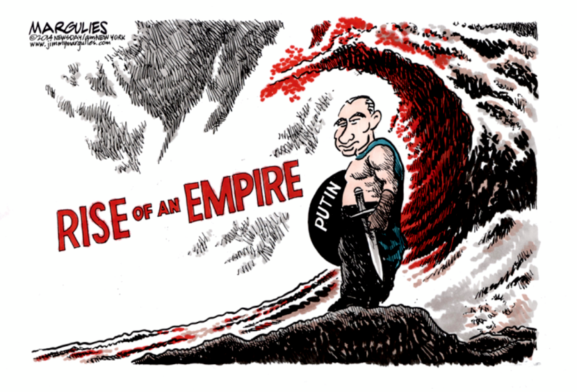 Putin annexes Crimea color