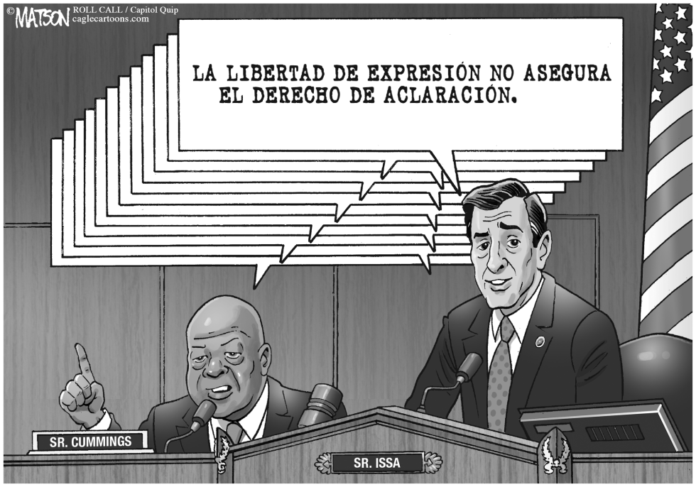  EL PRESIDENTE ISSA TIENE LA ULTIMA PALABRA by RJ Matson