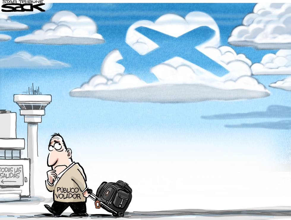  ANSIEDAD DE VIAJAR  by Steve Sack