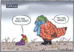 SPRING  by Bob Englehart