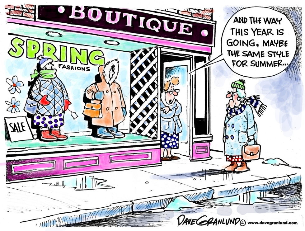  SPRING FASHIONS by Dave Granlund