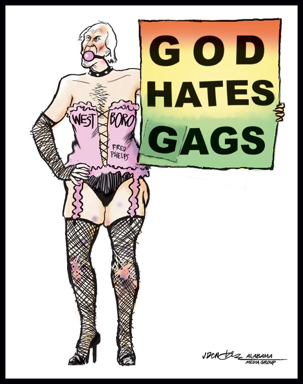 Fred Phelps Gagged by God