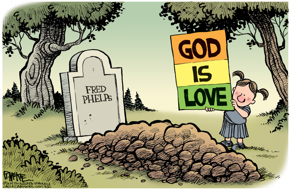  FRED PHELPS by Rick McKee