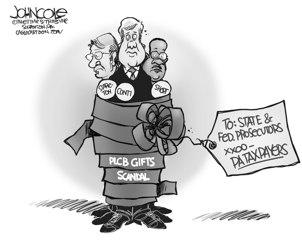 LOCAL PA -- PLCB gift scandal BW