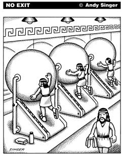 SISYPHUS GYM by Andy Singer