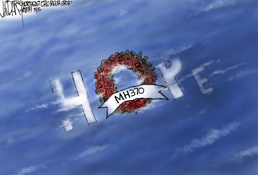 Flight MH370 lost at sea